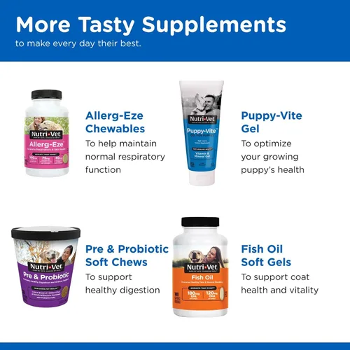 Vista 6 de Masticables multi-vitamínicos para perros Nutri-Vet, Perro