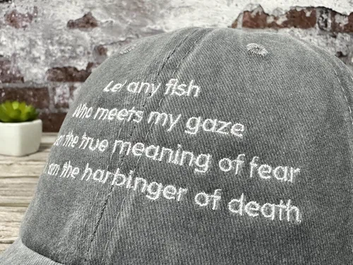 Vista 3 de Hepandy Embroidered Let Any Fish Hats