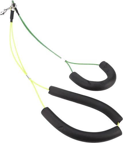 Vista 9 de Oumefar Correa ajustable de aseo para mascotas sin sentar Haunch Holder Restricción Lavado Gargantilla Perros Gatos Aseo Mesa Brazo (Amarillo+Verde)