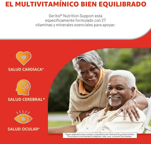 Vista 2 de Geritol Suplemento multivitamínico, 27 vitaminas y minerales esenciales
