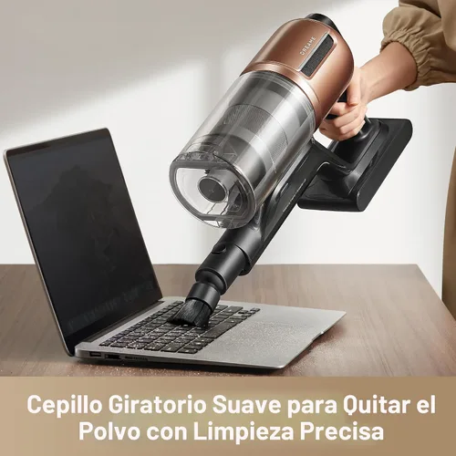 Vista 5 de DREAME Aspiradora inalámbrica Z20, aspiradora inteligente con potente succión de 250 AW, hasta 90 minutos de tiempo de funcionamiento, versátil