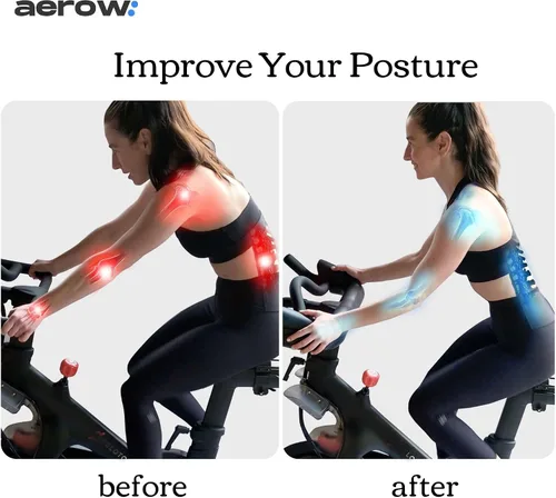 Vista 4 de Aerow Extensor de manillar ComfortGrip para bicicletas estáticas