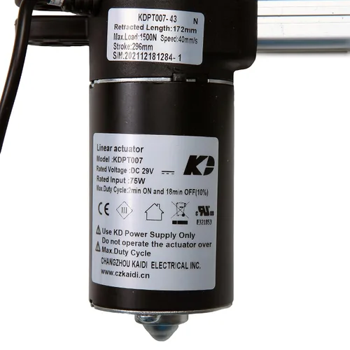 Vista 5 de Fruhdi Reclinable eléctrico Kaidi Motor Modelo KDPT007-43 Actuador Kit de repuesto para sillas elevadoras de sofá