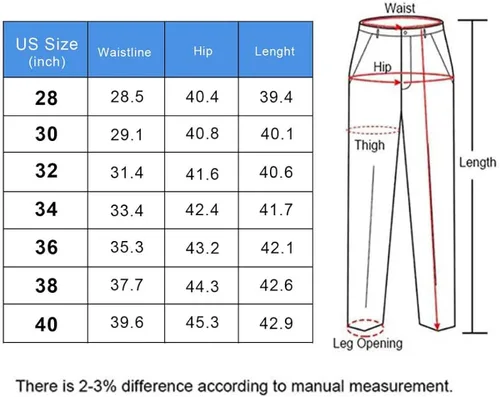 Vista 5 de HUNGSON Pantalones de mezclilla ajustados y rasgados para hombre