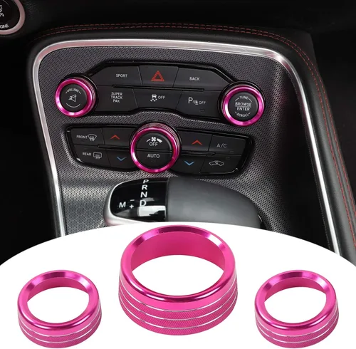 Vista 12 de Voodonala Interruptor de Aire Acondicionado Botón CD Perilla para Dodge Challenger Charger Chrysler 300 300s 2015-2019, para RAM 2013-2024
