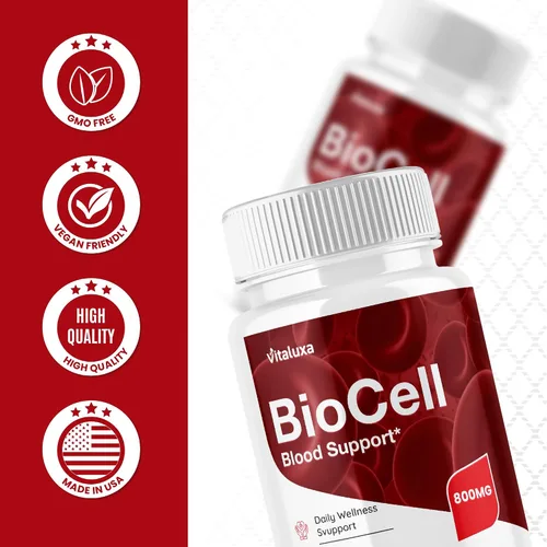 Vista 6 de Bio Cell Suplemento de apoyo a la salud sanguínea Bio Cell Cápsulas BioCell Vitamina Formulación Avanzada Píldoras de Circulación Natural