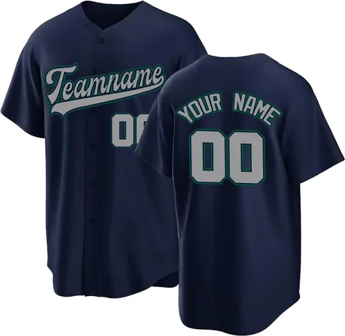 Vista 41 de Camiseta de béisbol personalizada cosida con el nombre del equipo, número de equipo, camisas con logotipo, uniforme deportivo impreso para hombres