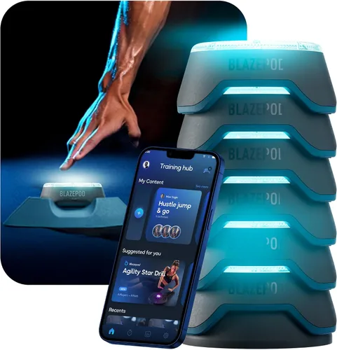 Vista 2 de BlazePod Paquete de entrenamiento definitivo para atletas profesionales, aspirantes a atletas, entusiastas del fitness, entrenamiento uno a uno