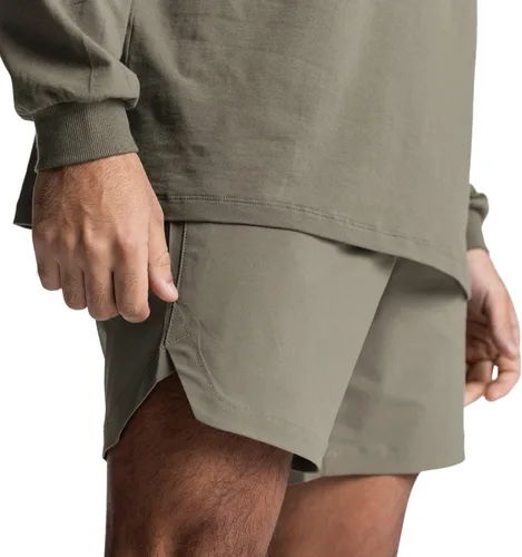 Vista 2 de Pantalones cortos deportivos para correr para hombre, 5 pulgadas, para entrenamiento, gimnasio, tenis, secado rápido, para entrenamiento activo