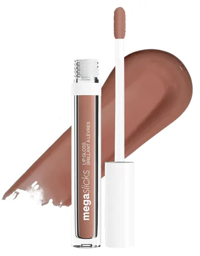 Vista 22 de Wet n Wild MegaSlicks Brillo labial, ultrabrillante, enriquecido con vitamina E, ultrabrillo de alta luminosidad hidratante, sin pruebas en animales