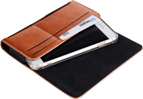 Vista 3 de Funda para iPhone XS MAX para Gcepls iPhone XR con clip y correa para iPhone 8 Plus, iPhone 7 Plus/Galaxy S9 Plus con una funda fina, ranura