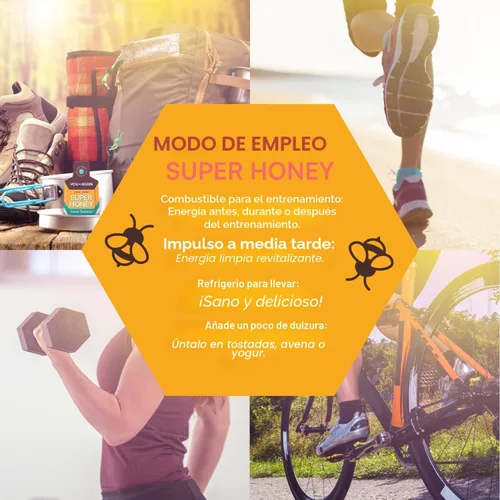 Vista 7 de You Again Super Honey Clean Energy Gel, miel y sal del Himalaya Combustible de reposición de electrolitos Entrenamientos de resistencia y gel