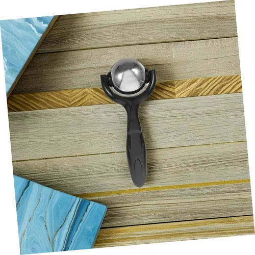 Vista 4 de 2 unidades de rodillo de masaje de mano de acero inoxidable con mango ergonómico para piernas, espalda, antebrazos, bolas de masaje muscular