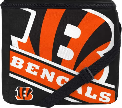 Vista 7 de FOCO Unisex NFL Big Logo Stripe 12 Pack Cooler