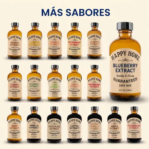 Vista 8 de Happy Home Sabor natural de arándanos premium - Certificado Kosher, 4 onzas.