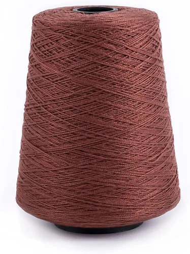 Vista 23 de Silk City Fibers, 5/2 Perle Mercerized Cotton Weaving Yarn pino