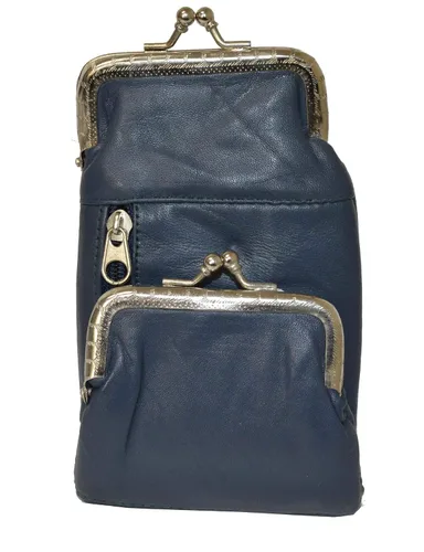 Vista 20 de Funda de cuero genuino para cigarrillos y mechero con cierre de torsión de Leatherboss (Beige)