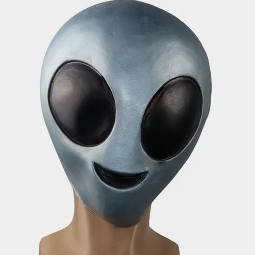 Vista 3 de Disfraz de cabeza de alienígena para fiesta de disfraces de Halloween