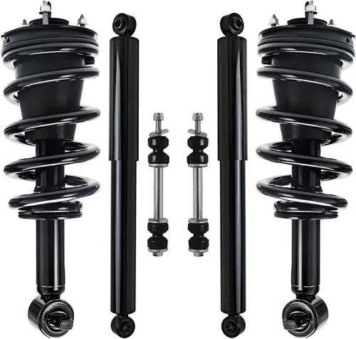 Vista 81 de Detroit Axle - Kit de puntales delanteros de 6 piezas para Ford Escape 2014-2019, 2 puntales y muelles helicoidales, 2 enlaces de barra