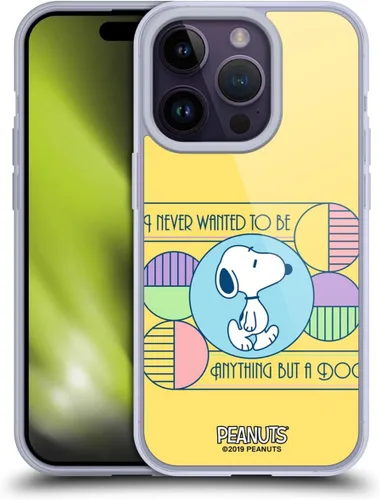 Vista 147 de Head Case Designs Snoopy Deco Dreams - Funda de gel suave con licencia oficial de Peanuts Blue Pattern compatible con Apple iPhone 7 Plus/iPhone 8