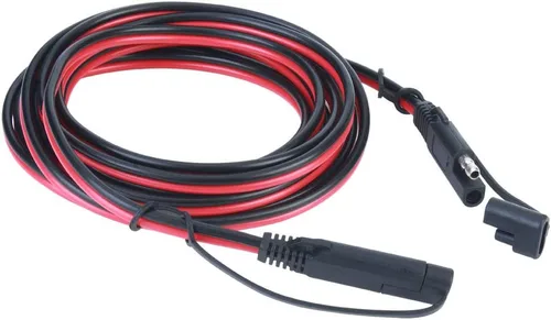 Vista 6 de AEISVIK Cables de Carga de Batería SAE TO SAE 12V-24V Cable de Extensión de Desconexión Rápida de 2 Pines Con Tapa Antipolvo Cable de Conexión DC
