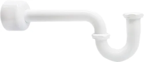 Vista 13 de Westbrass A400-1-62 1-1/2" OD 17 calibre P-Trap con brida de caja alta, negro mate