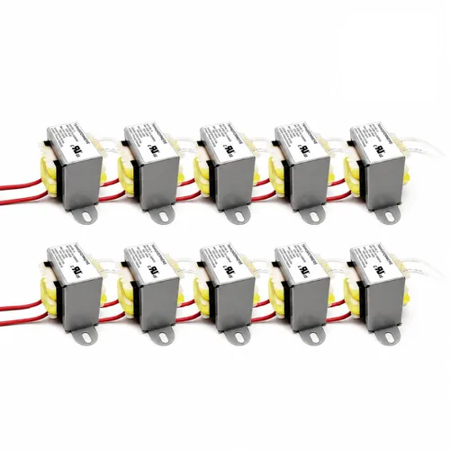 Vista 9 de Transformador de 24 V 10 VA, certificado UL (E477055) Transformadores de control reductor de 120 V a 24 V CA, 12% menos de calor para audio