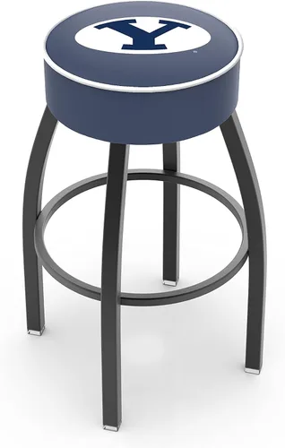 Vista 11 de The Holland Bar Stool Company L8B1-4 Georgia Tech - Taburete giratorio con base antiarrugas, color negro