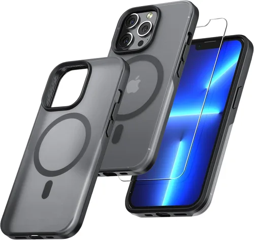 Vista 23 de TAURI Funda para iPhone 17, antiamarilleamiento con protector de pantalla, protección de grado militar, a prueba de golpes, delgada para iPhone 17