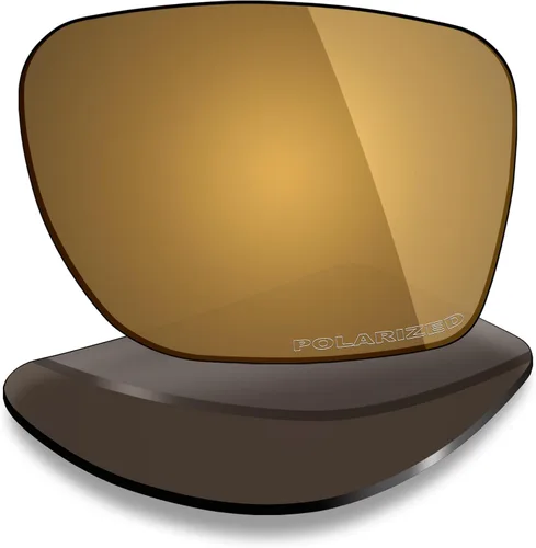 Vista 23 de Mryok Lentes de repuesto para gafas de sol Oakley Sylas OO9448 de 2.244 in, polarizadas HD, protección UV, resistentes a los impactos Espejo de oro