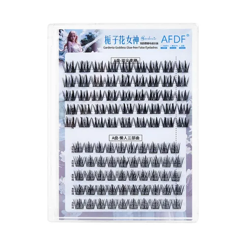 Vista 33 de Extensión de Pestañas DIY Efecto 3D Natural Individual 9/11/12mm Pestañas 80 Racimos Pestañas de Volumen Set Mixto, Extensión de Pestañas Caseras
