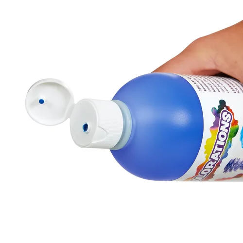 Vista 9 de Colorations Pintura lavable con efecto metálico, 16 onzas líquidas, juego de 8 colores, no tóxica, vibrante, audaz, pintura para niños