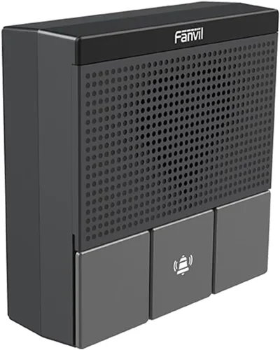 Vista 2 de Fanvil A10W sistema de intercomunicación Audio Negro, Gris
