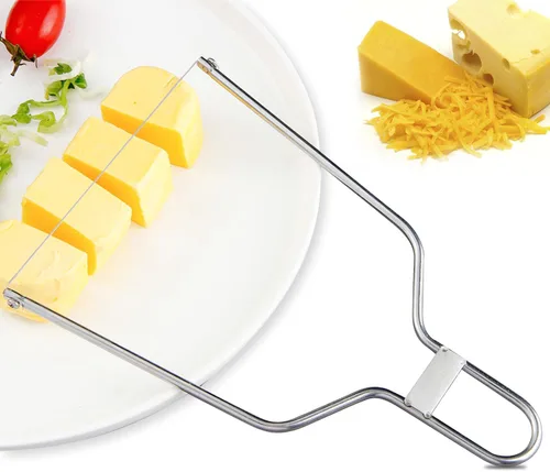 Vista 6 de 10 alambres para cortar queso, 5.5 pulgadas, alambre de repuesto para cortar quesos suaves, patés