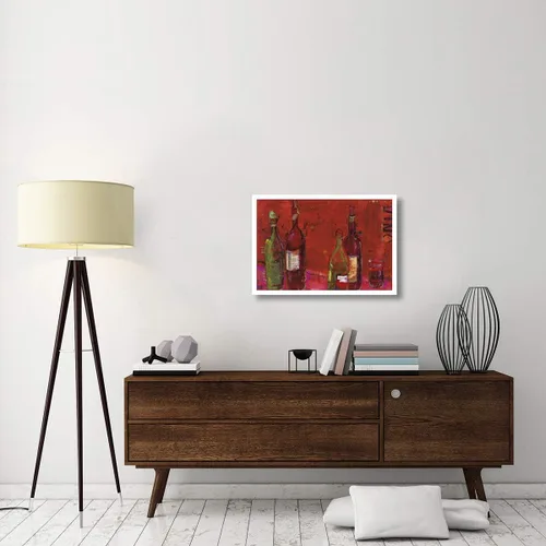 Vista 2 de Global Gallery Vino Rojo -PaperArt-26 x18