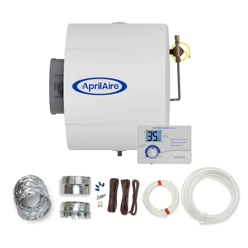 Vista 19 de AprilAire 400 Humidificador para toda la casa, humidificador automático para ahorrar agua, humidificador de gran capacidad para toda la casa