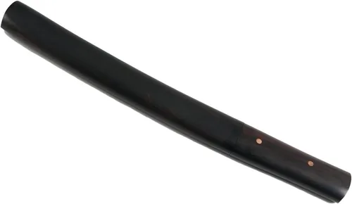 Vista 4 de siwode Katana corta y afilada hecha a mano, espada real samurái ninja japonesa (T10 templada) de 15 pulgadas