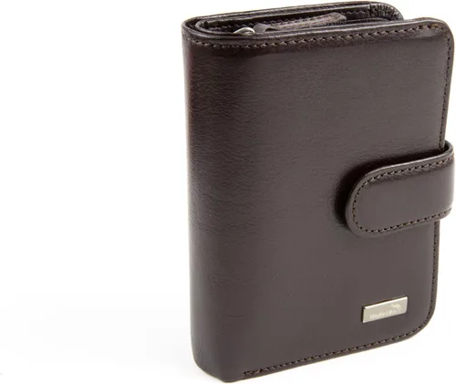 Vista 8 de Billetera de cuero RFID de acordeón, Negro, Classic