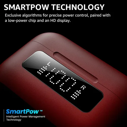 Vista 6 de TOZO HT2 - Audífonos híbridos con cancelación activa de ruido inalámbricos sobre la oreja, auriculares Bluetooth NC3 híbridos con cancelación activa