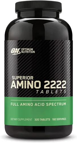 Vista 11 de Optimum Nutrition Superior Amino 2222 Tablets, Complete EAAs, 160 Ct