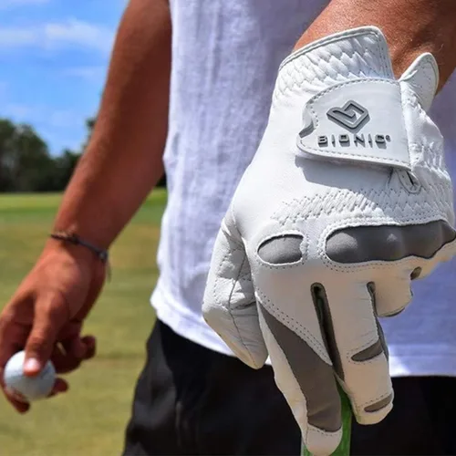Vista 5 de Bionic. Guantes para hombre. Para golf fabricado con piel de Cabretta duradera y genuina.