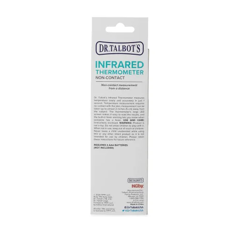 Vista 6 de Dr. Talbot's Termómetro infrarrojo sin contacto con pantalla LED, blanco