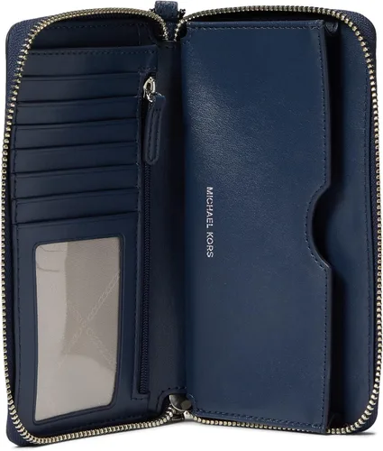 Vista 3 de Michael Kors Jet Set Lareg - Funda plana multifunción para teléfono color azul marino talla única