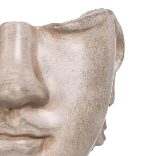 Vista 5 de Figura Decorativa Beige Rostro 12,5 x 13,5 x 27,5 cm