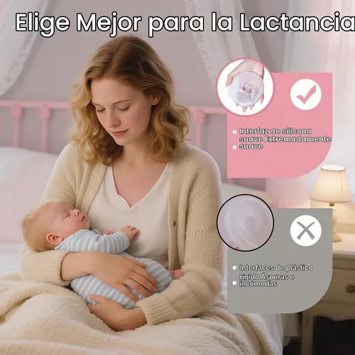 Vista 2 de Recolector de leche materna, recolectores de leche para lactancia, conchas de leche materna reutilizables, protector que protege los pezones