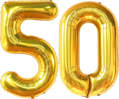 Vista 15 de KatchOn - Globo negro grande del número 50, 40 pulgadas, decoraciones de cumpleaños 50 negro sobre la colina para hombres y mujeres, decoraciones
