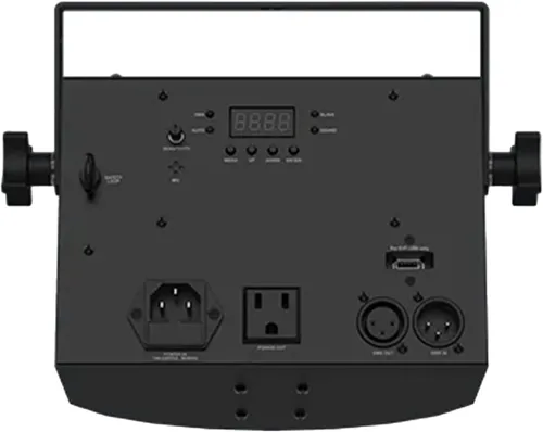 Vista 8 de CHAUVET DJ Mini Kinta ILS Compact LED Derby Effect Light Salida de haz múltiple RGBW a través de 48 lentes Compatible con ILS DMX y Master