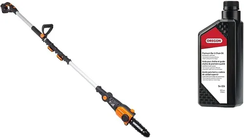 Vista 8 de WORX Sierra de poste Power Share de 20 V y paquete de cortasetos de 22 pulgadas (solo herramienta WG349.9 y WG261.9)
