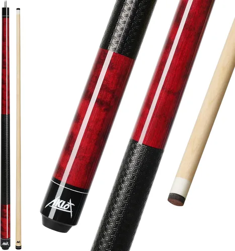 Vista 5 de AKLOT Pool Cue Sticks for Adults,Super Straightened Up 58'' 18 19 20 21oz Negro