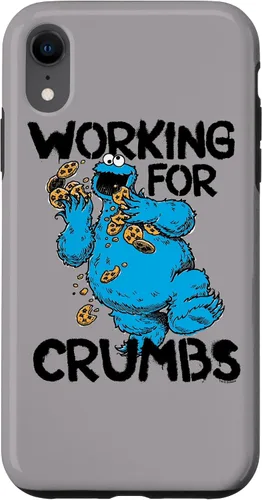Vista 24 de iPhone 12/12 Pro Sesame Street Cookie Monster Trabajo para migas caso